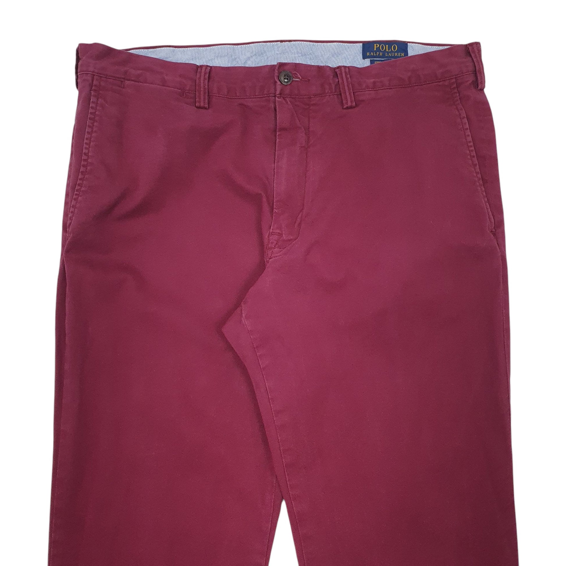 Mens Burgundy Polo Ralph Lauren  Chino Trousers