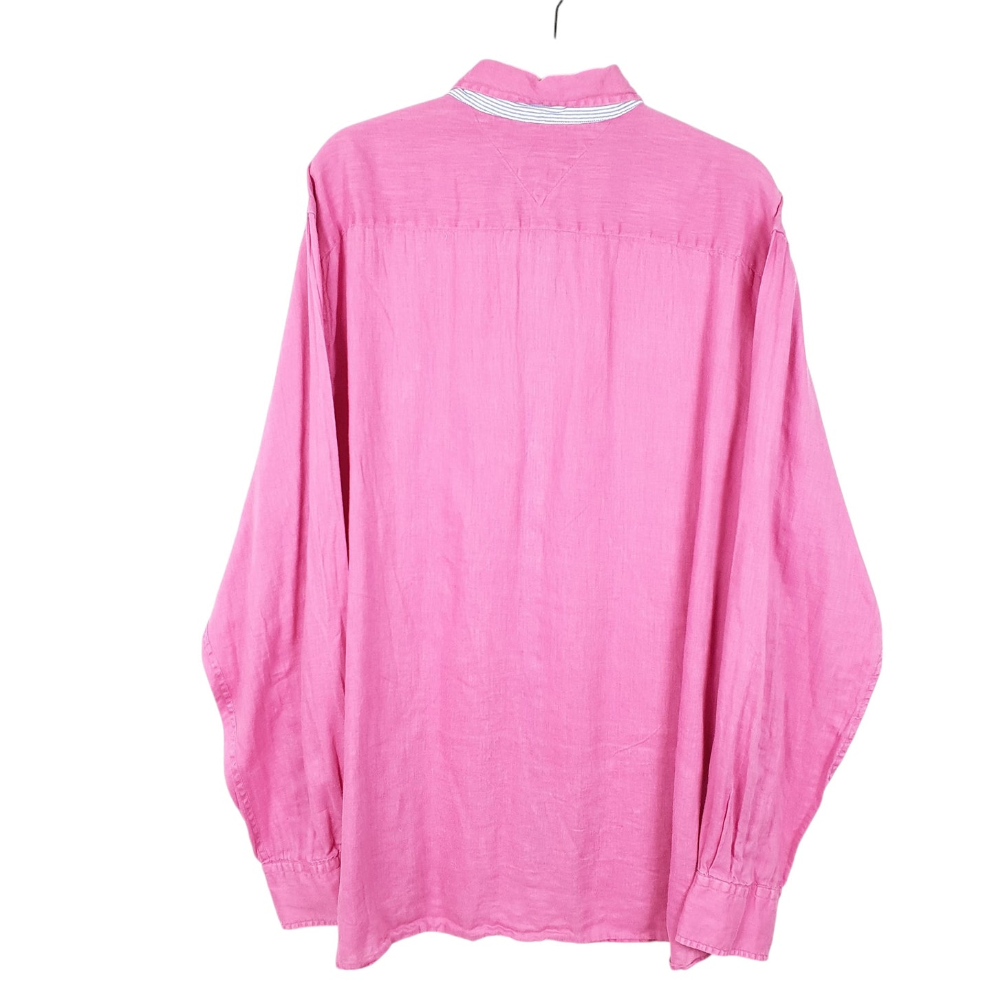 Mens Pink Tommy Hilfiger  Long Sleeve Shirt