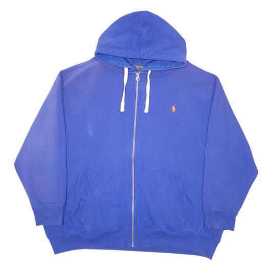 Mens Blue Polo Ralph Lauren Hoodie Full Zip Jumper