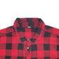 Mens Red Cool Cat  Long Sleeve Shirt