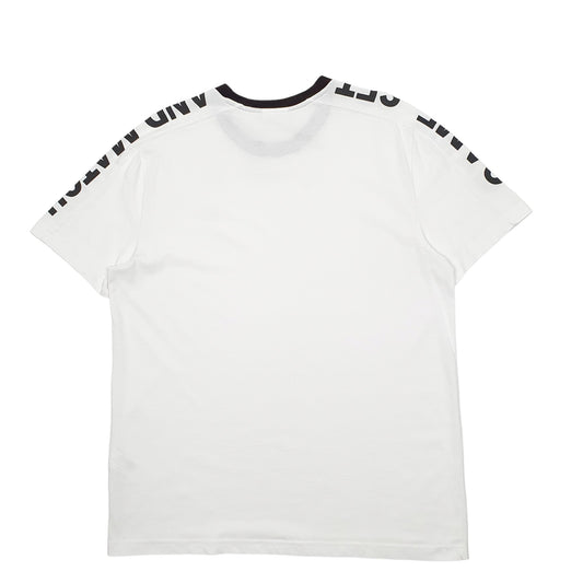 Mens White Lacoste  Short Sleeve T Shirt