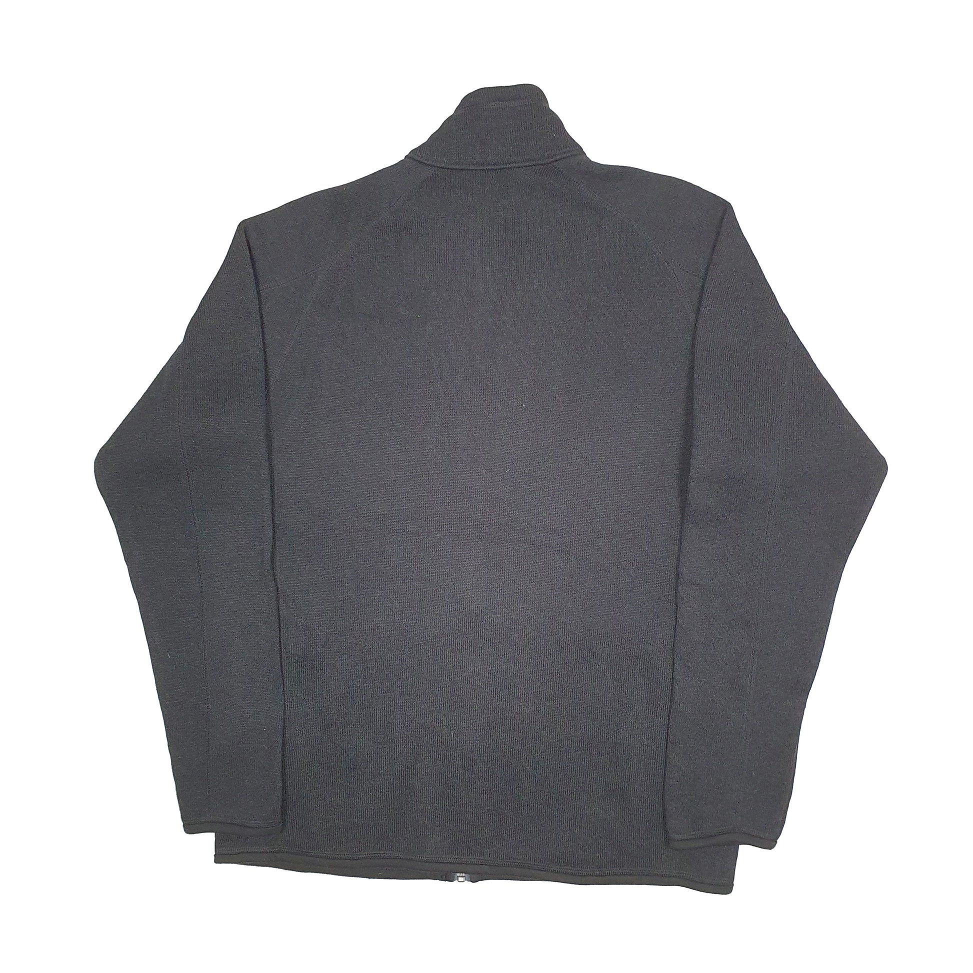 Mens Black Patagonia Better Sweater Google Full Zip Jumper