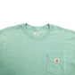 Mens Green Carhartt  Short Sleeve T Shirt