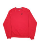 Mens Red Fruit Of The Loom Devil Crewneck Jumper