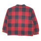 Mens Red Cabelas Hunting Plaid Mackinaw  Coat