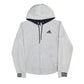 Mens White Adidas  Hoodie Jumper