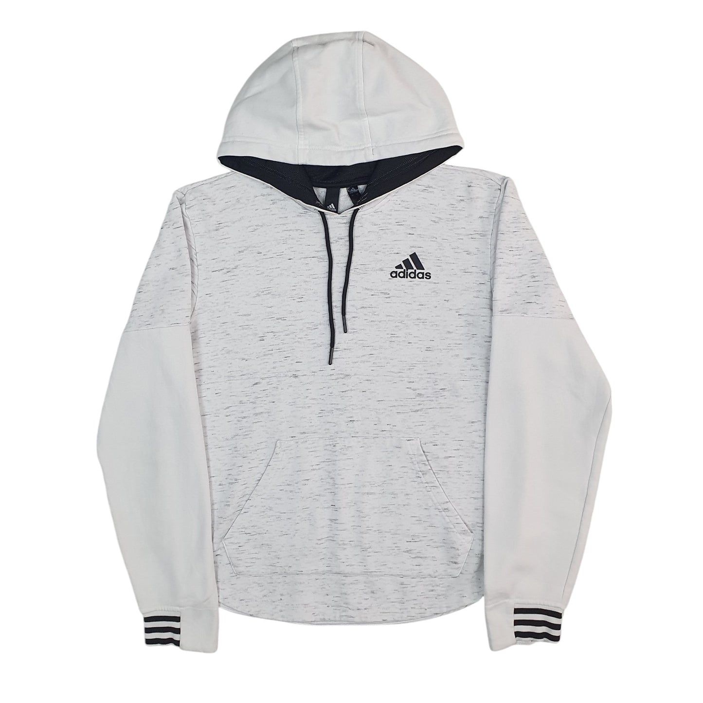 Mens White Adidas  Hoodie Jumper