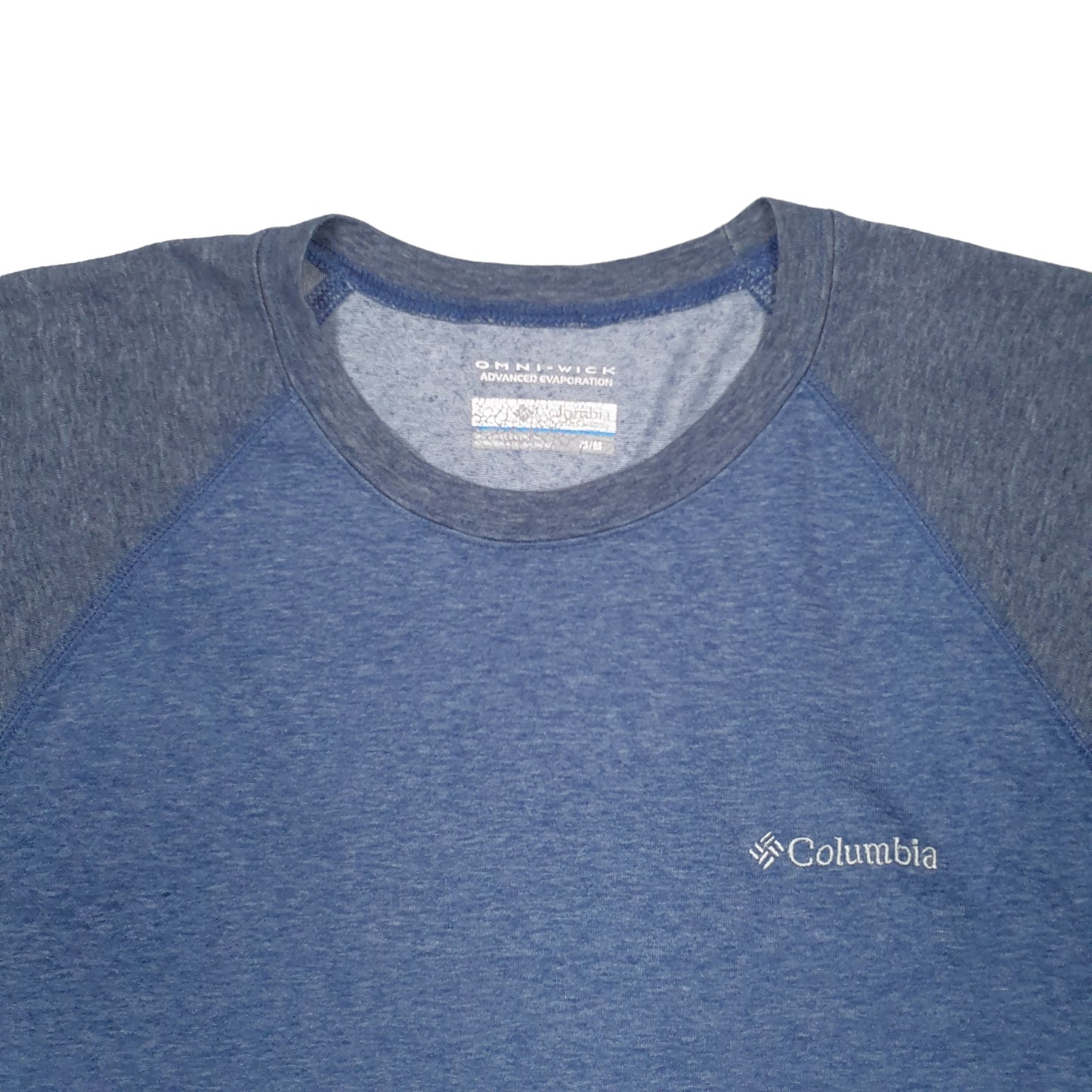Mens Blue Columbia Sportswear  Long Sleeve T Shirt