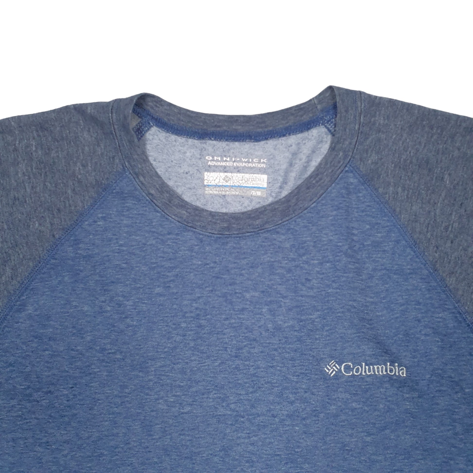 Mens Blue Columbia Sportswear  Long Sleeve T Shirt