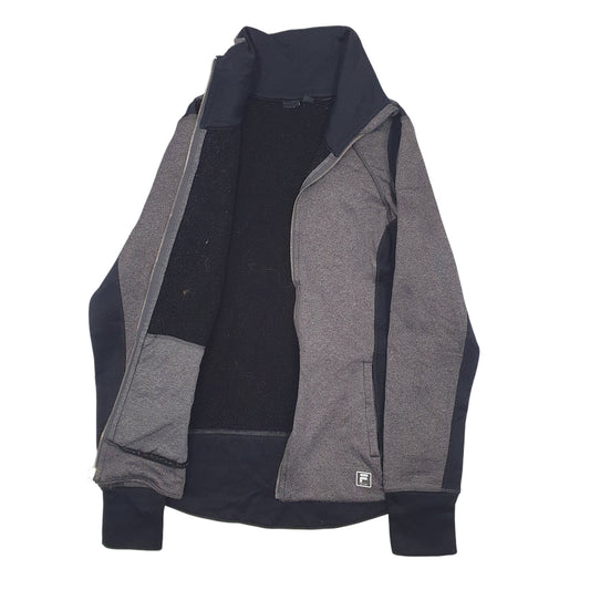 Womens Grey Fila Sport Full Zip Jumper