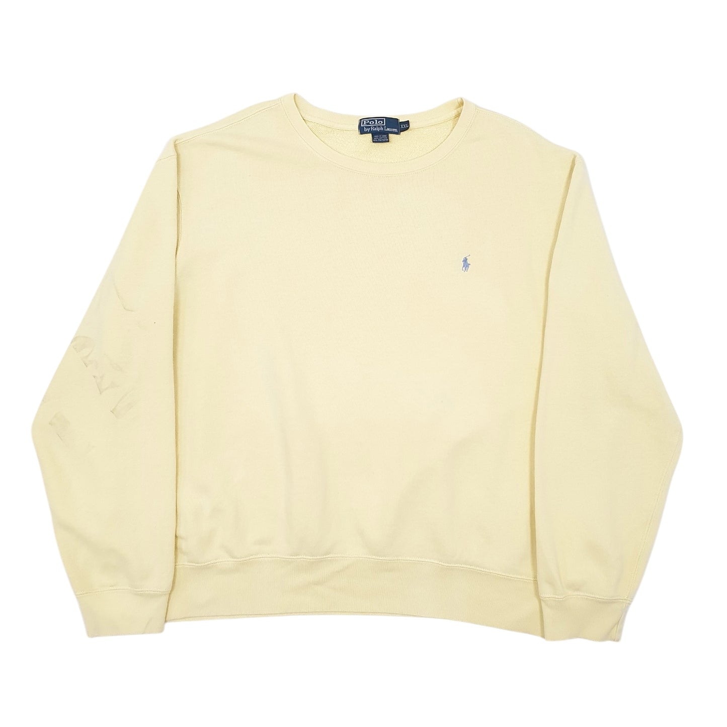 Mens Yellow Polo Ralph Lauren  Crewneck Jumper