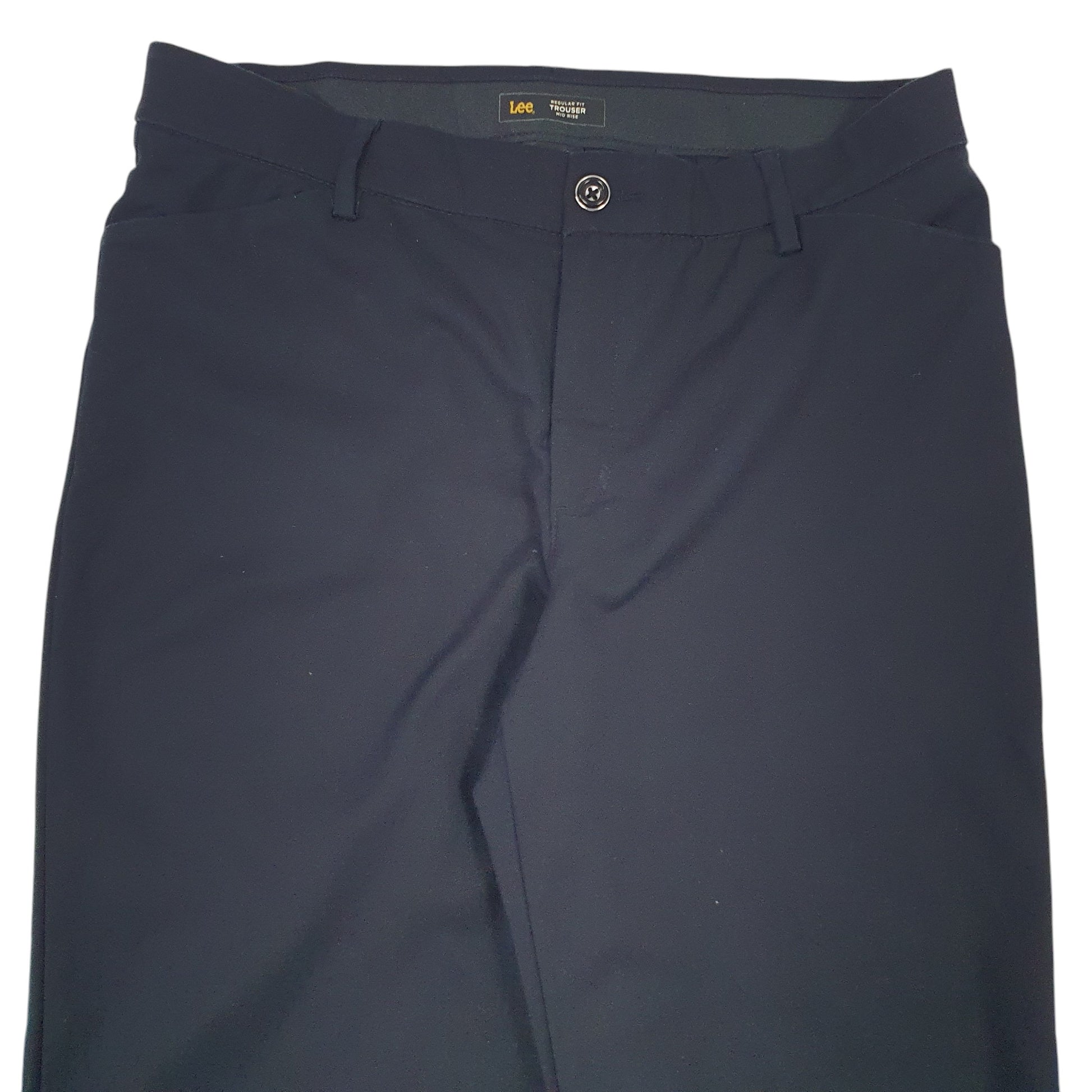 Womens Black Lee  Chino Trousers