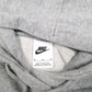 Mens Grey Nike Baggy Oversized Hoodie Jumper