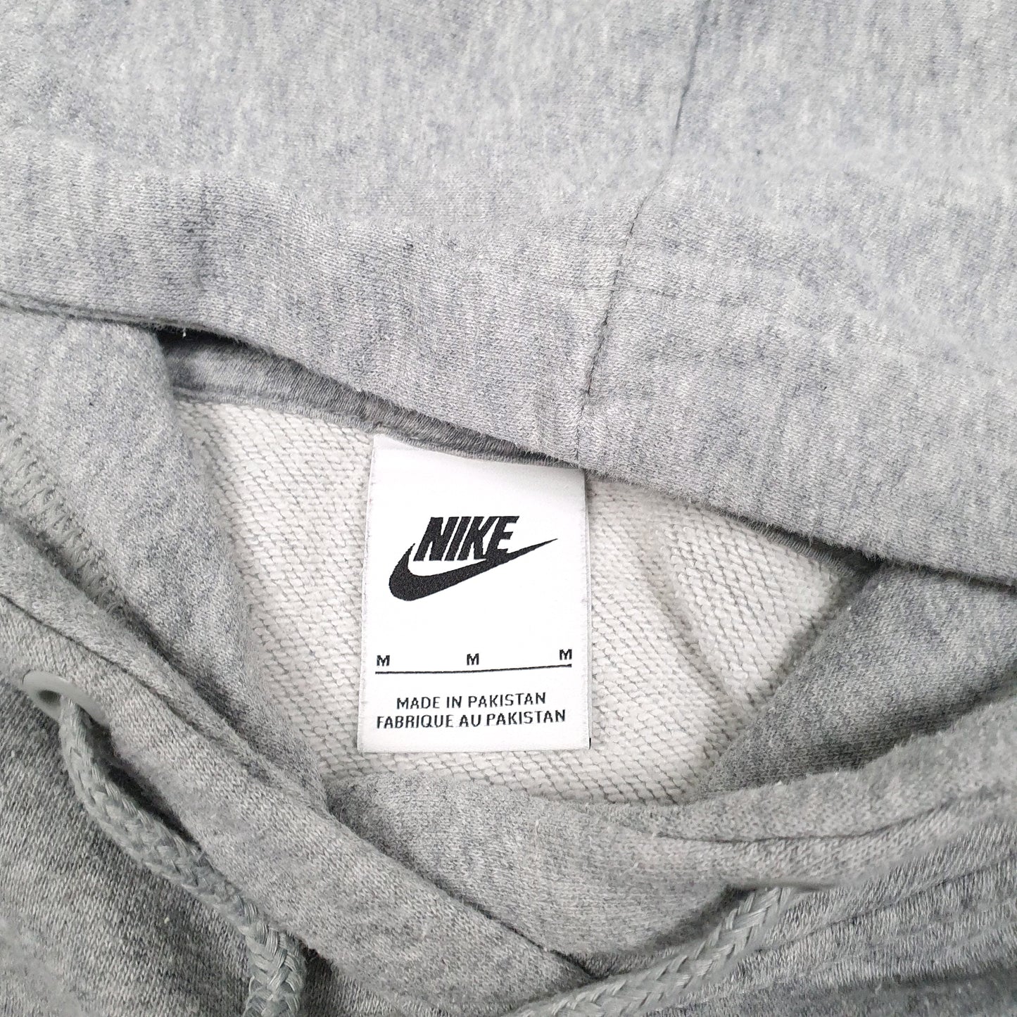 Mens Grey Nike Baggy Oversized Hoodie Jumper