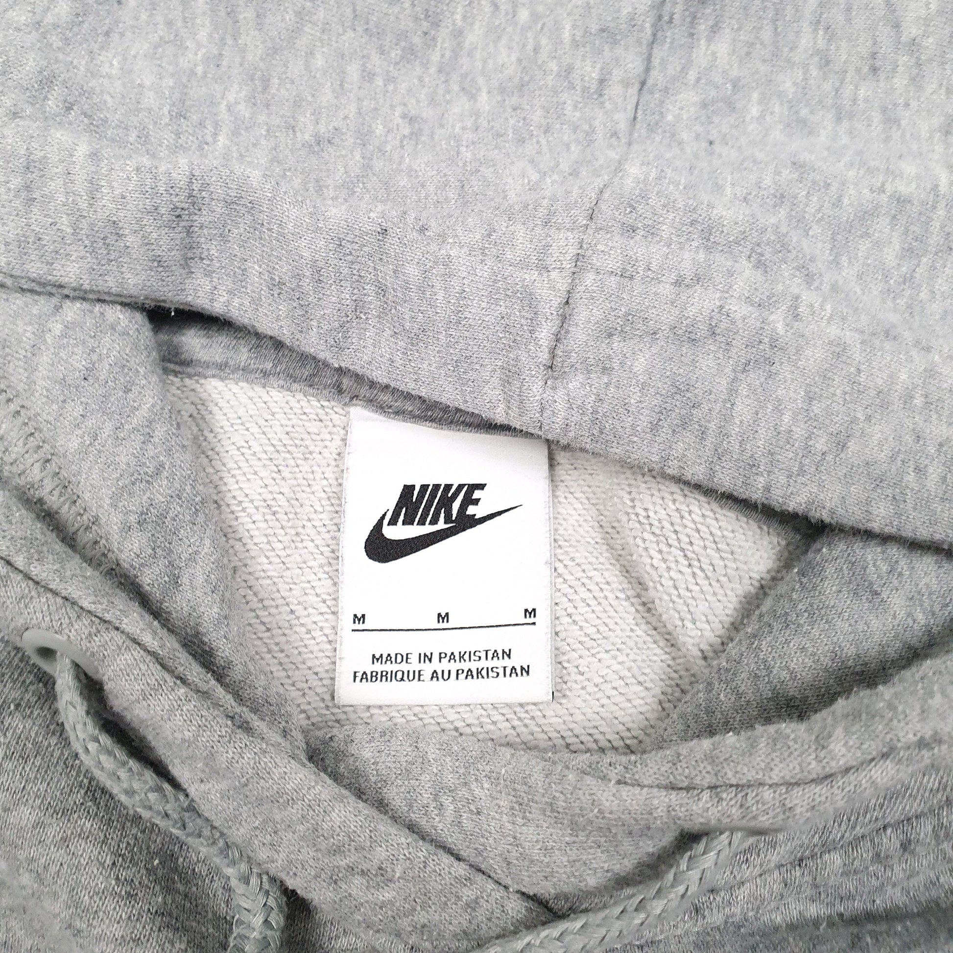 Mens Grey Nike Baggy Oversized Hoodie Jumper