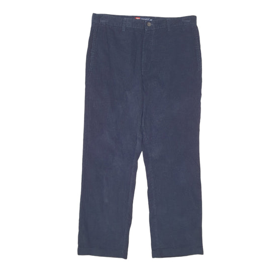 Mens Navy Chaps Cords Corduroy Trousers