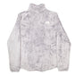 Womens Grey The North Face Fluffy Full Zip Jumper