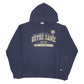 Mens Navy Champion Quarter Zip University Of Notre Dame Hoodie Jumper