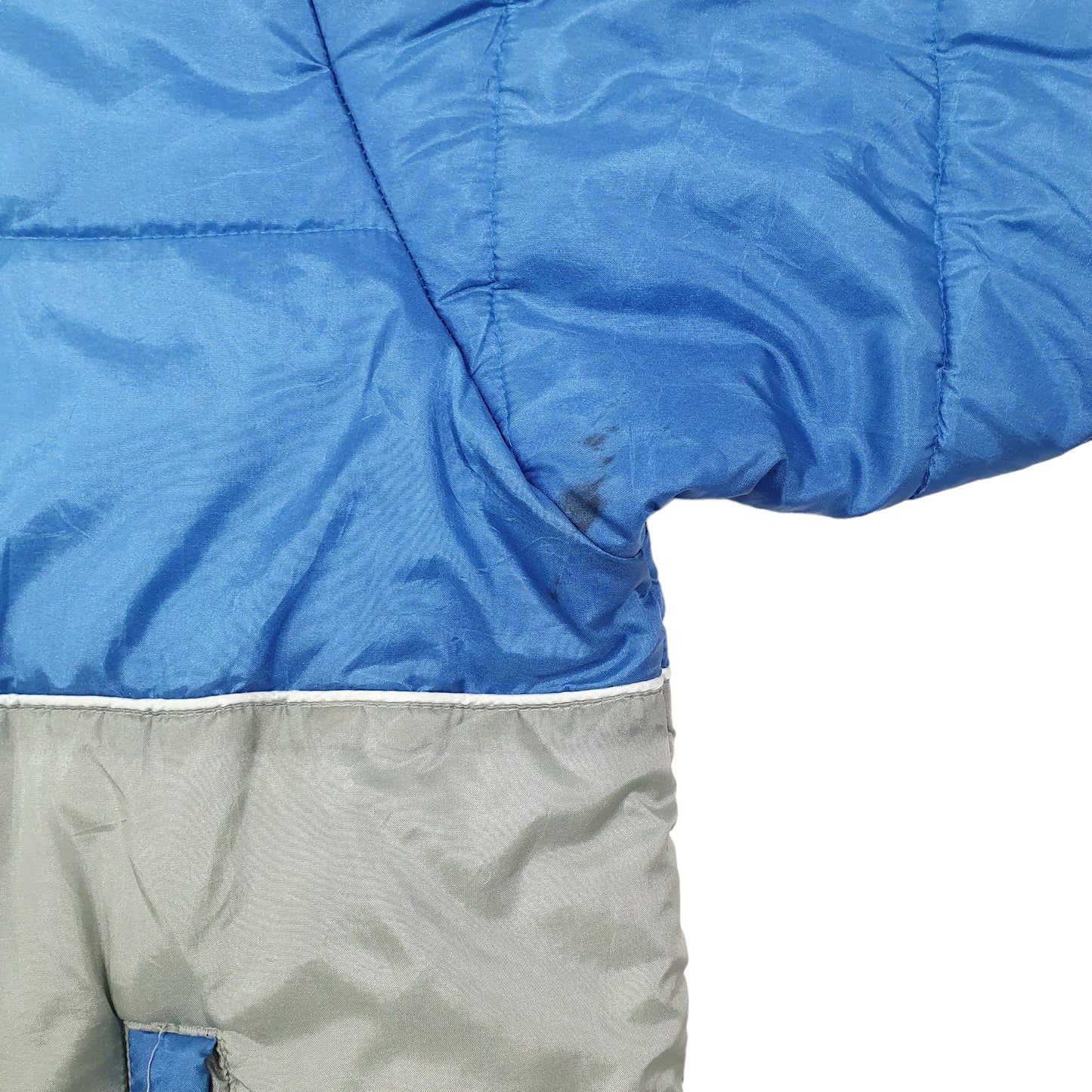 Mens Blue Reebok NFL Detroit Lions Vintage 90s  Coat