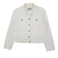 Womens White Levis Signature Trucker  Coat