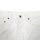 Womens White Levis 501 Cut Offs Hot Pants Denim Shorts