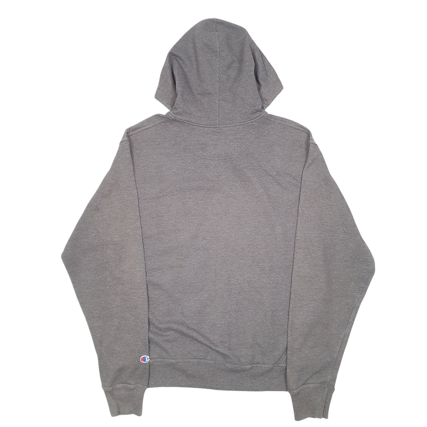Mens Grey Champion Hoodie Full Zip Jumper