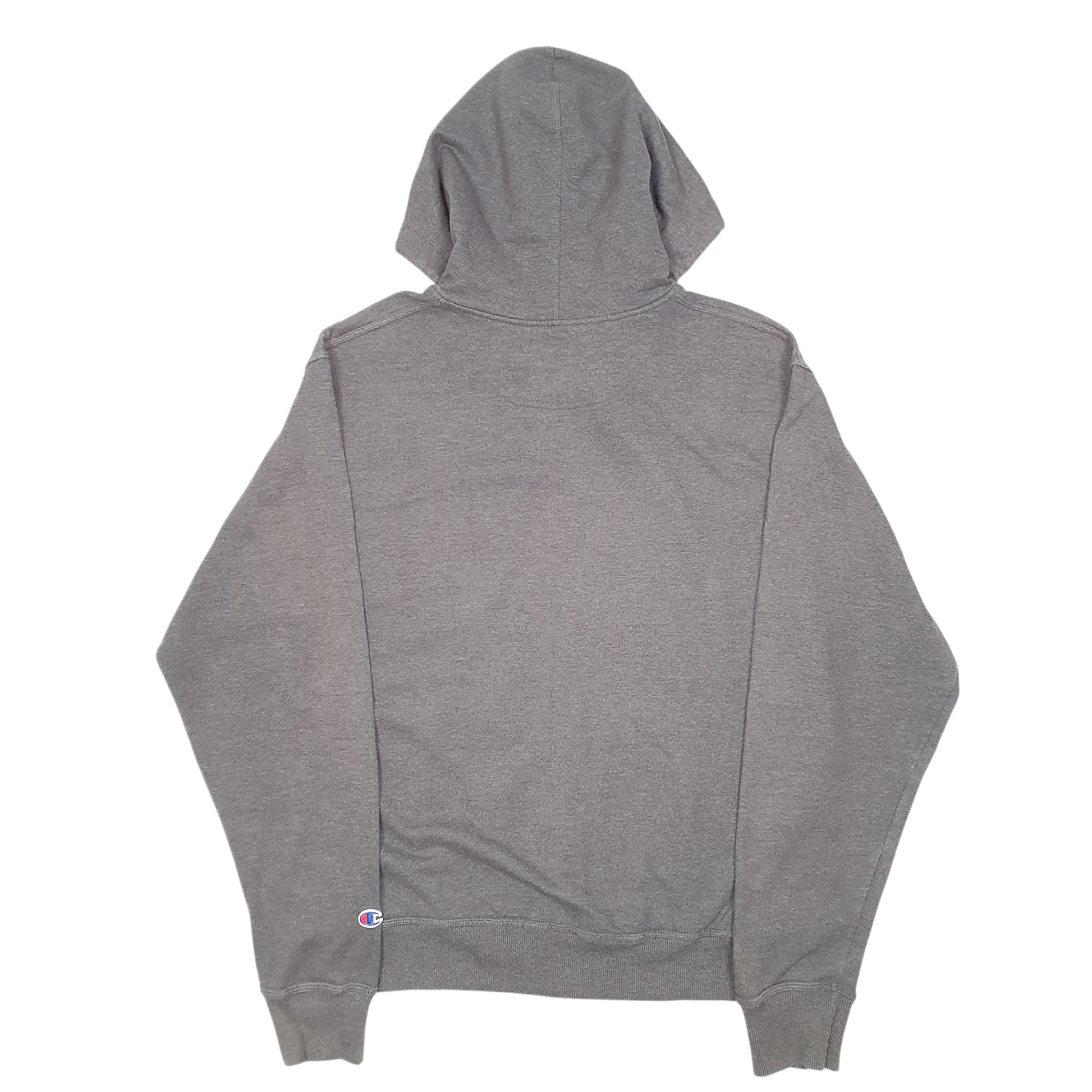 Mens Grey Champion Hoodie Full Zip Jumper