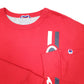 Mens Red Champion Script Crewneck Jumper