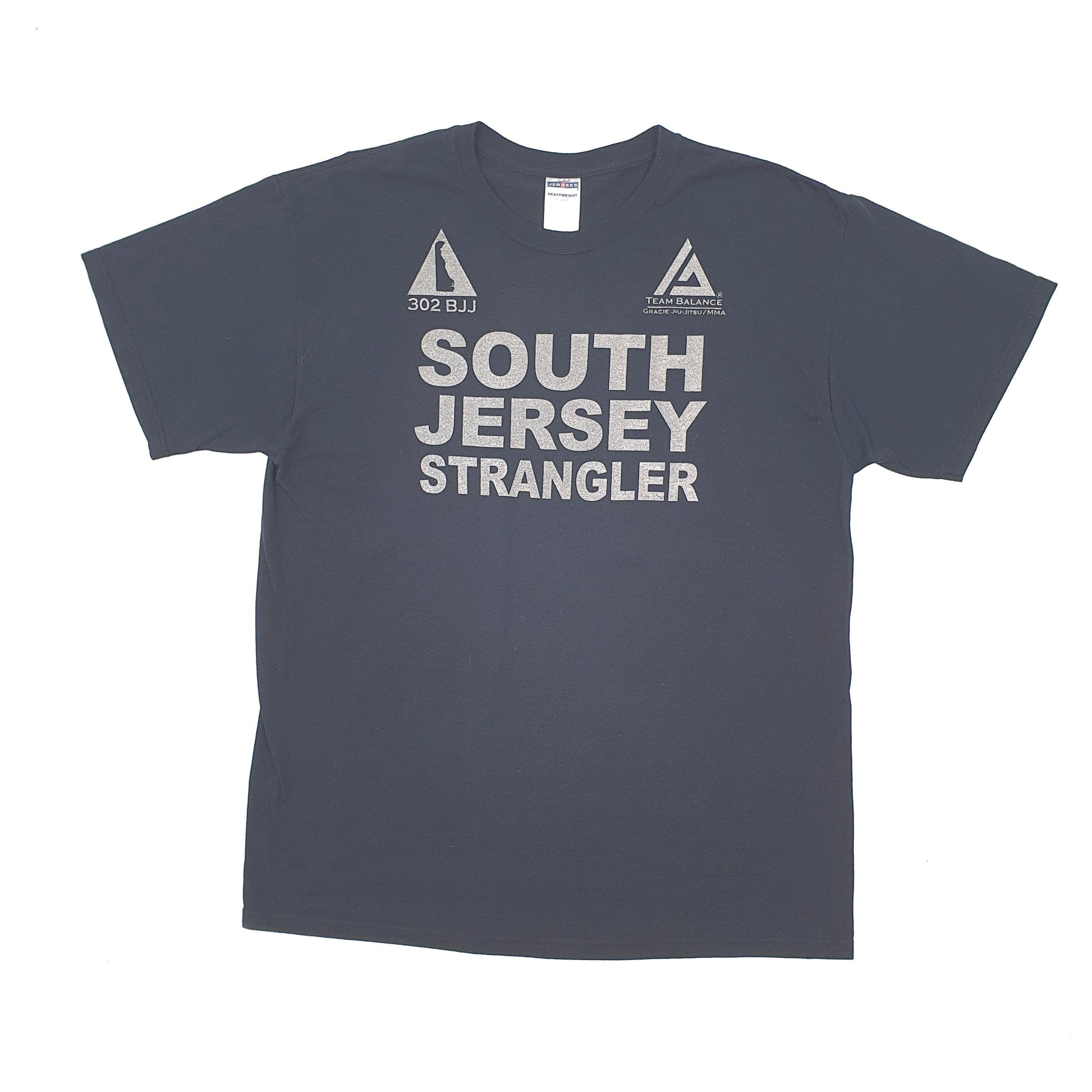 Mens Black Jerzees Just Jitsu MMA Short Sleeve T Shirt