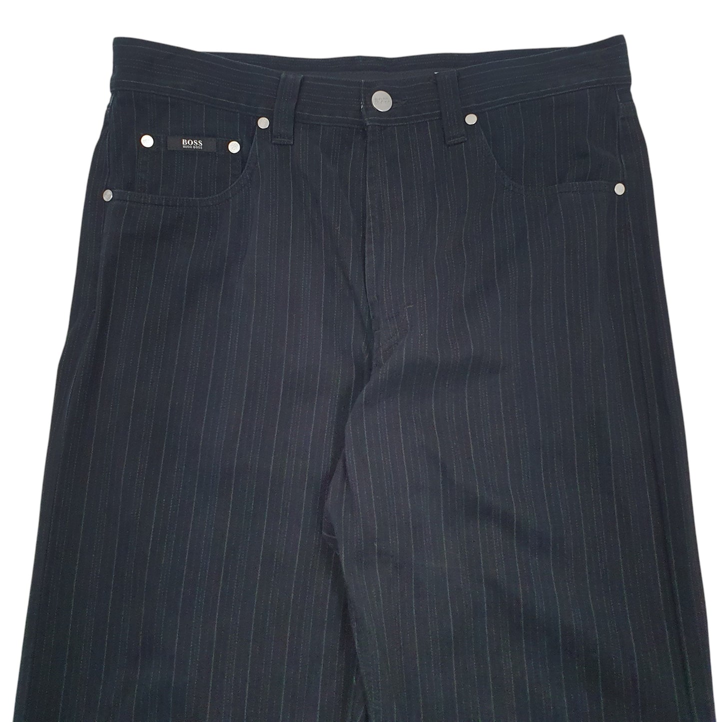 Mens Black Hugo Boss  Chino Trousers