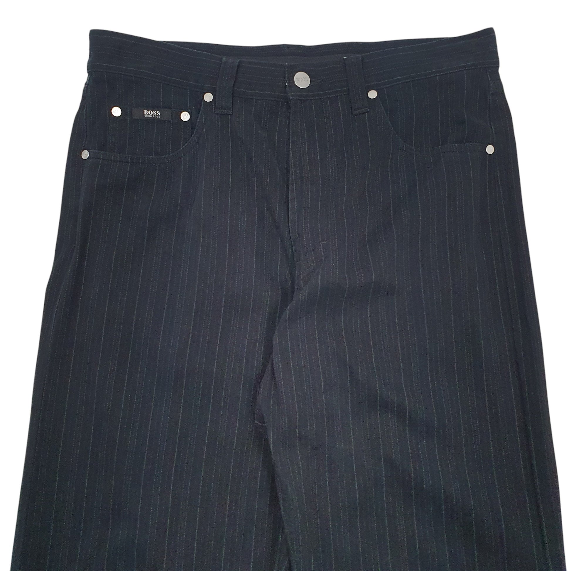 Mens Black Hugo Boss  Chino Trousers