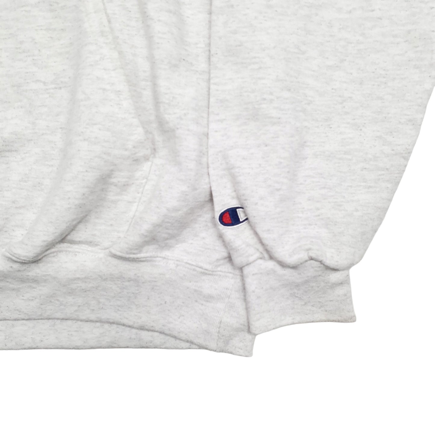 Mens Grey Champion USA College Hoodie Jumper