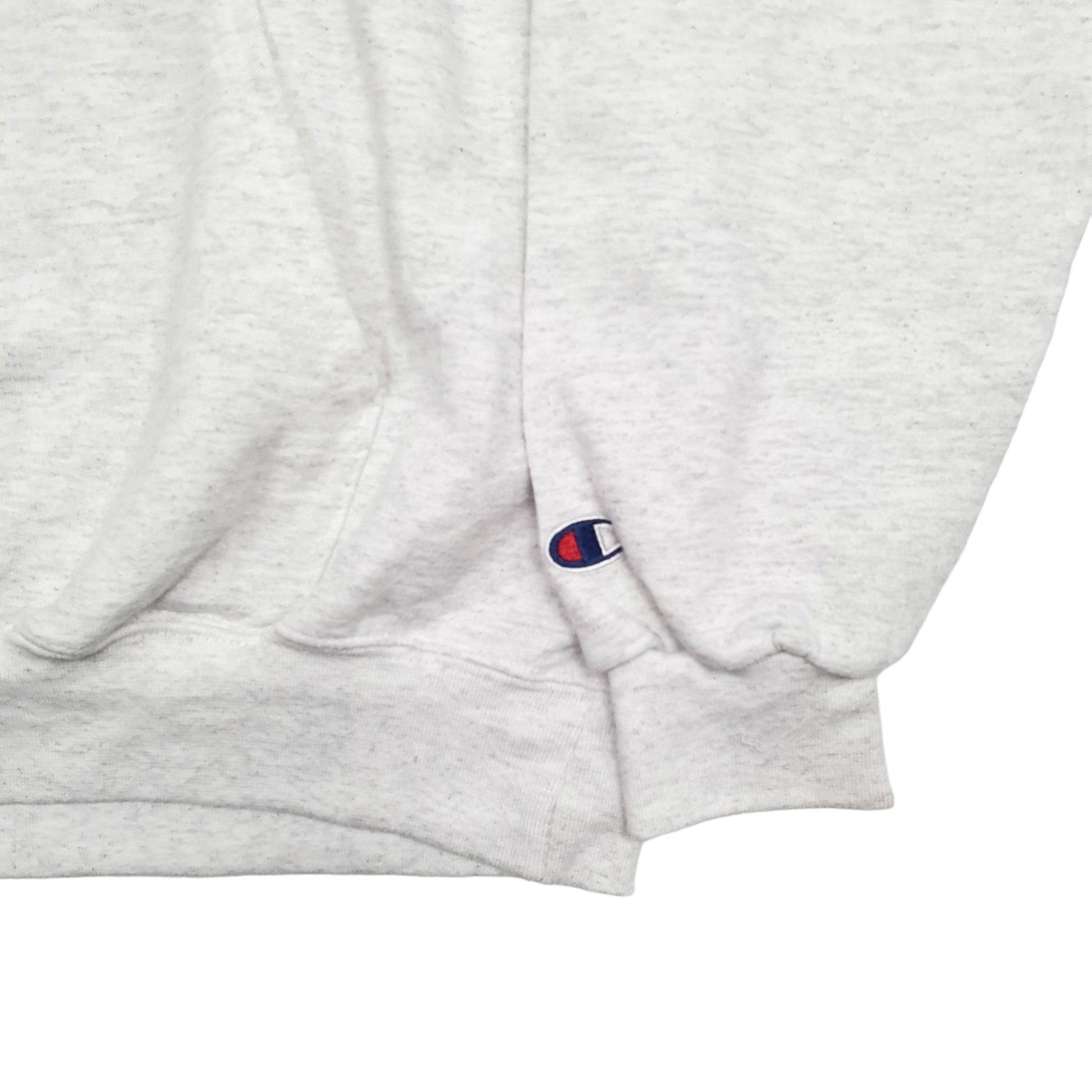 Mens Grey Champion USA College Hoodie Jumper