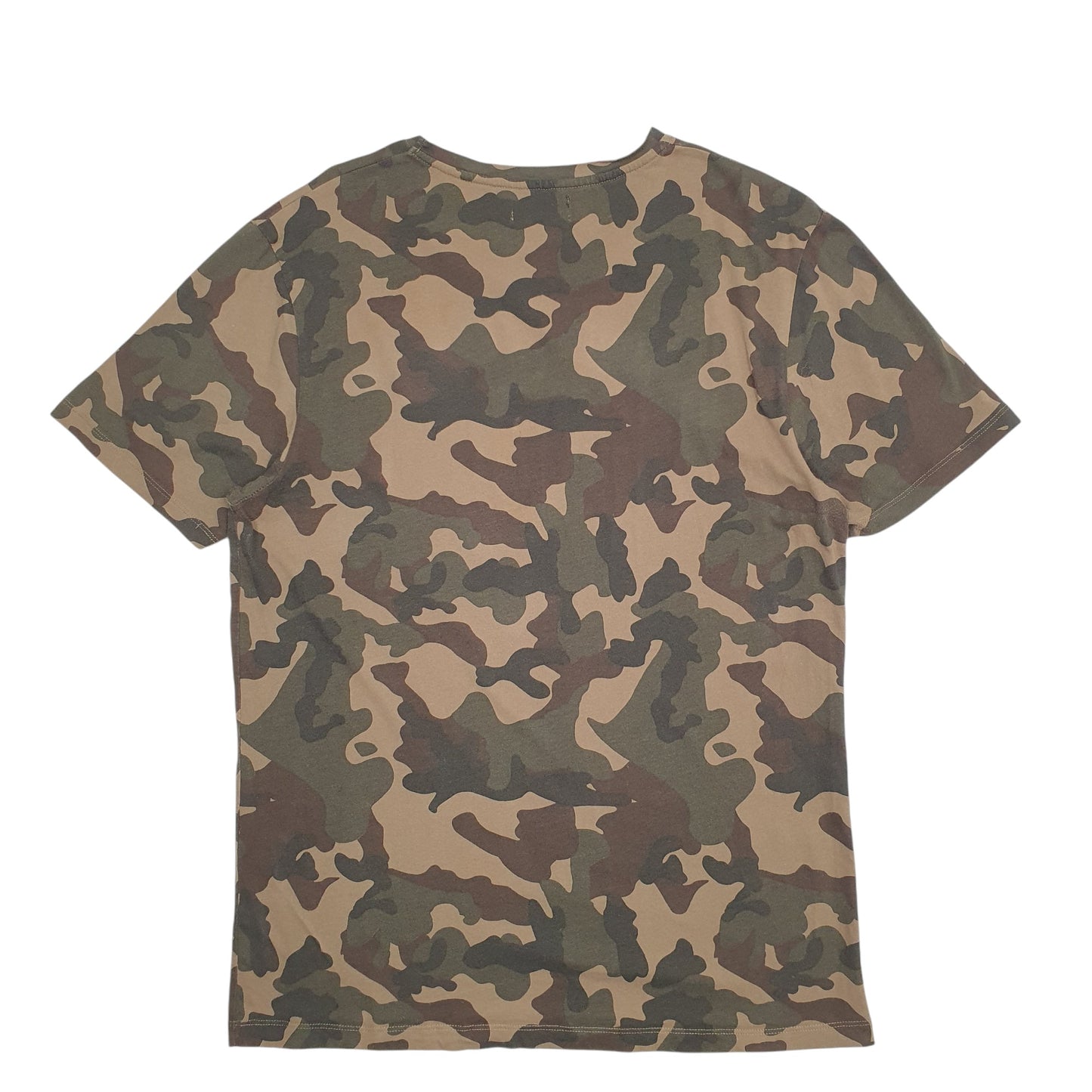 Mens Camo Zara Camouflage Short Sleeve T Shirt