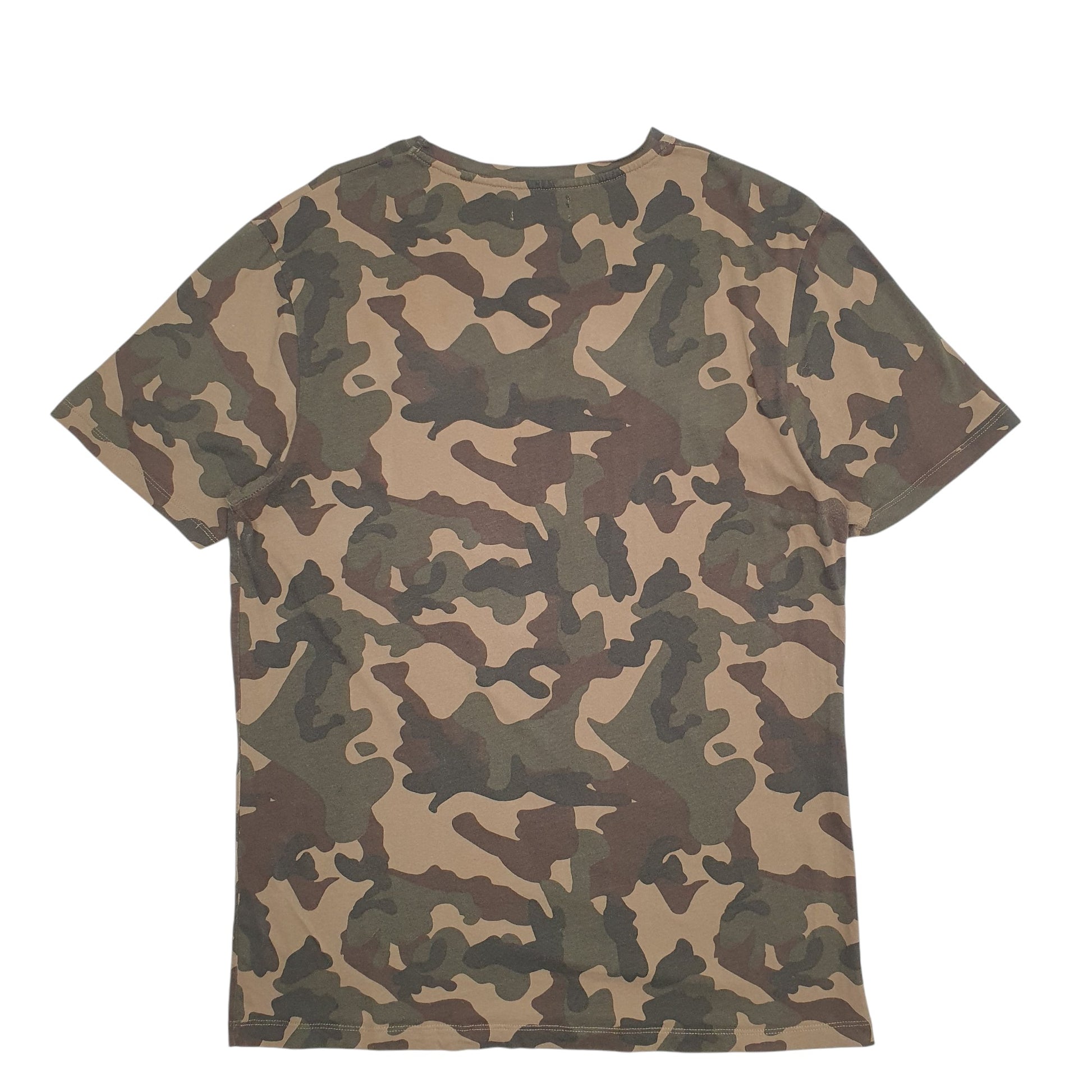 Mens Camo Zara Camouflage Short Sleeve T Shirt