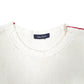 Mens Cream Nautica Knit Chunky Stripe Crewneck Jumper