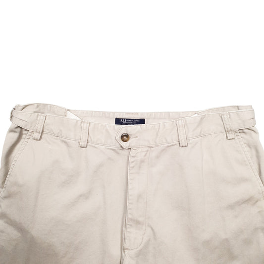 Mens Beige 5.11 Tactical  Chino Trousers