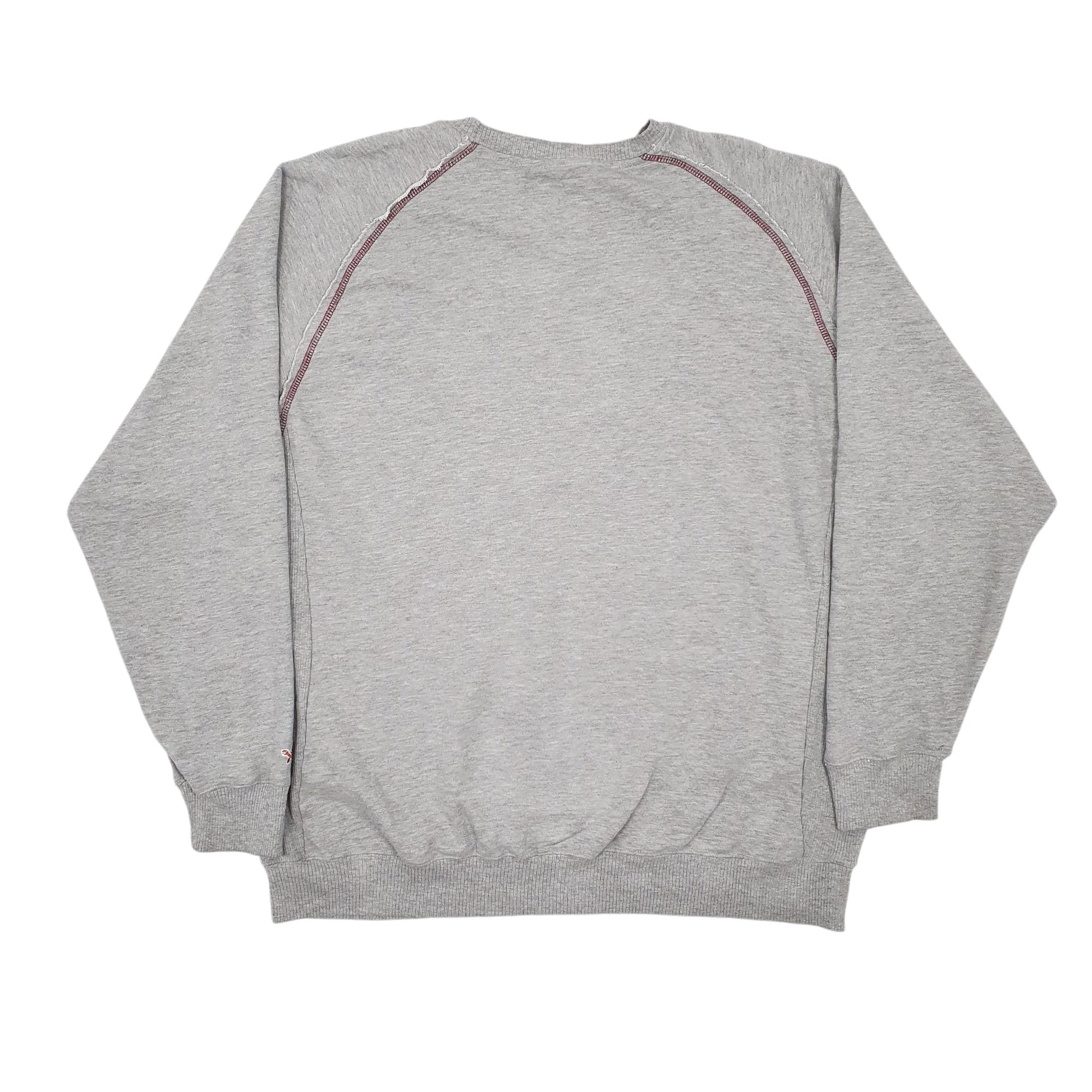 Mens Grey Tradition Vintage 90s Crewneck Jumper