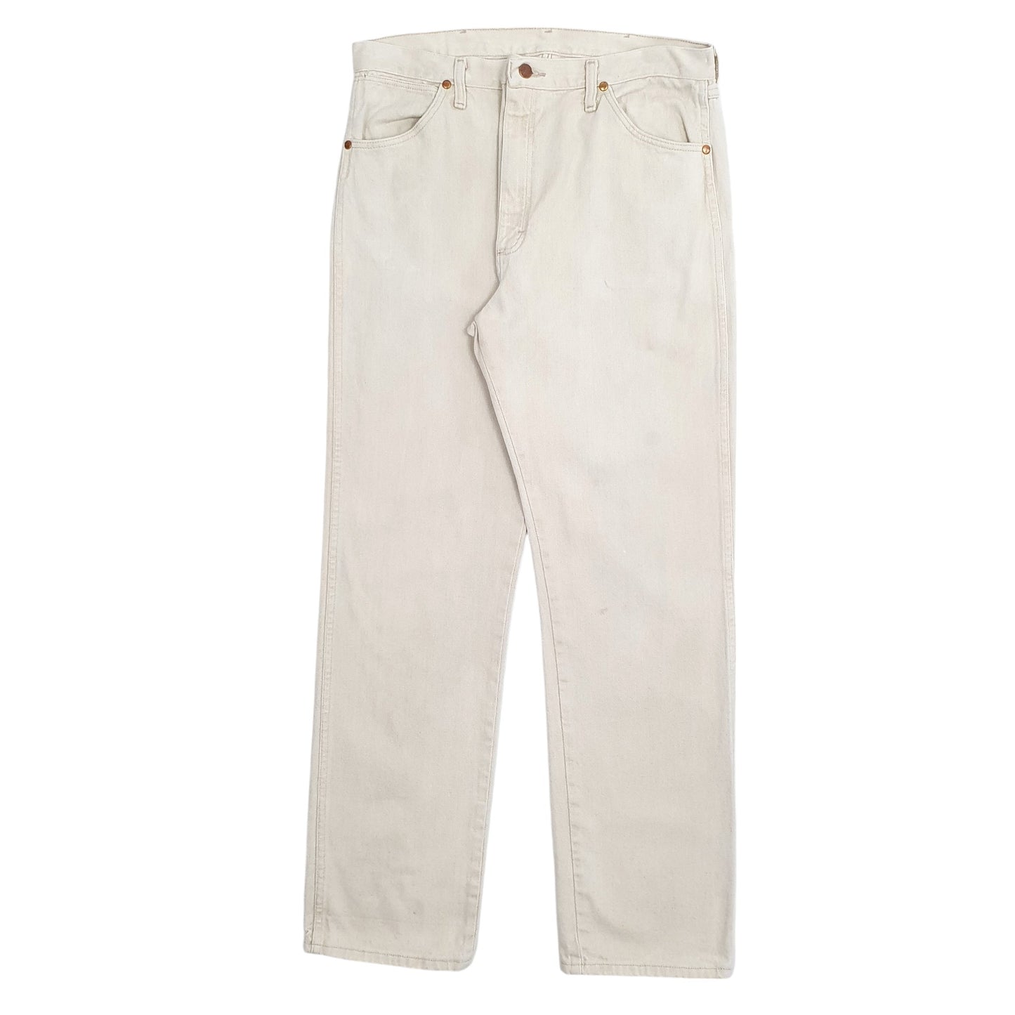 Mens Beige Lee  Regular JeansW36 L34