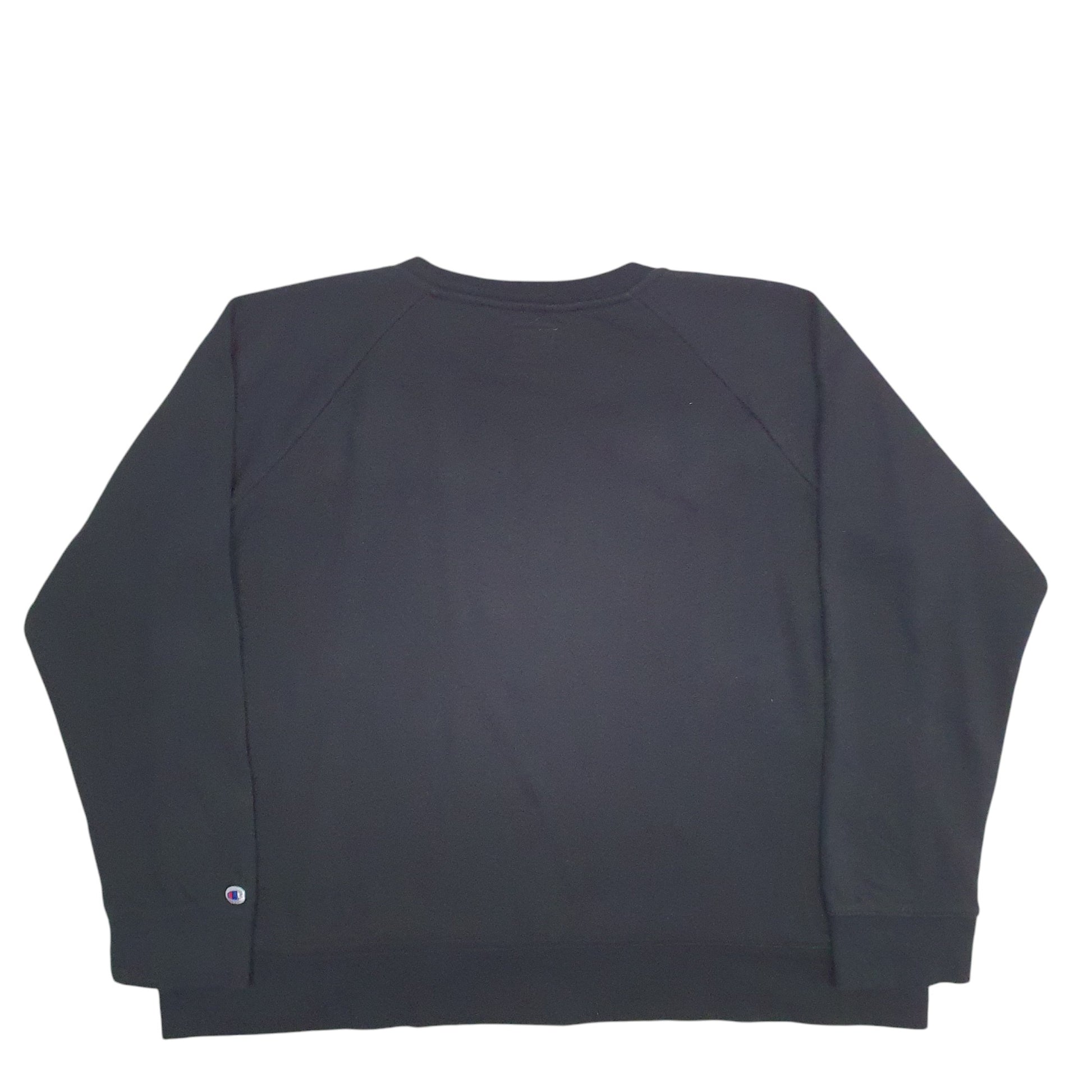 Womens Black Champion  Crewneck Jumper