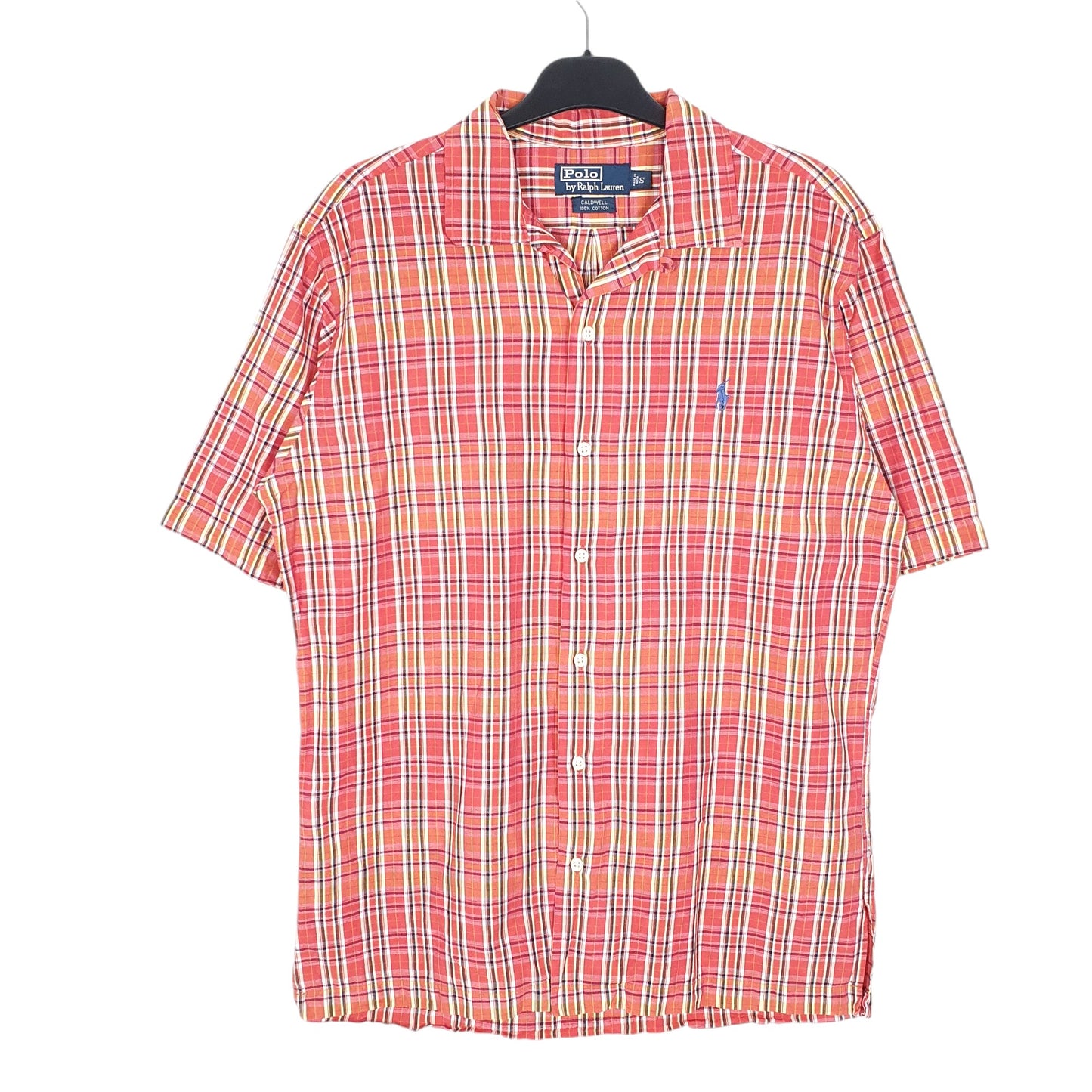 Mens Red Polo Ralph Lauren Caldwell Short Sleeve Shirt