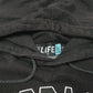 Mens Black Life Authentic Apparel Nebraska College USA Hoodie Jumper