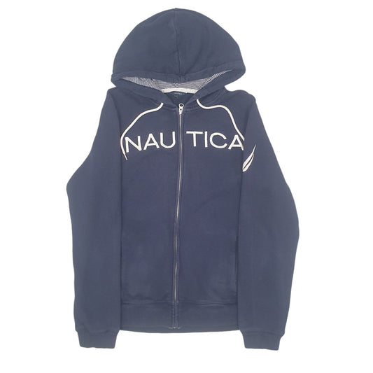 Womens Navy Nautica  Full Zip Jumper