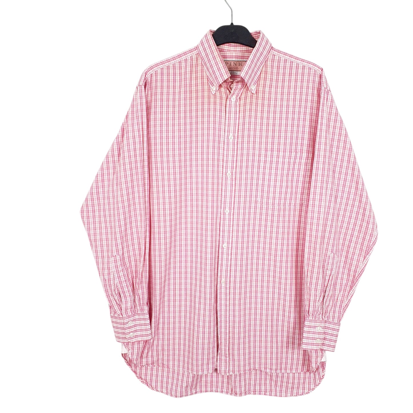 Mens Pink Pink Jermyn Street London Long Sleeve Shirt