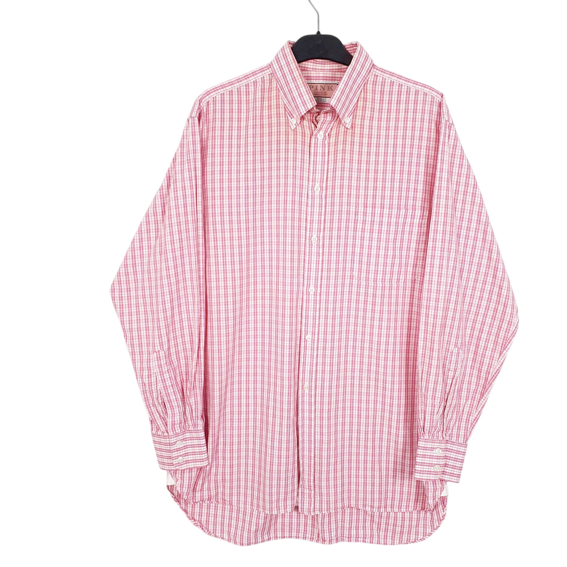 Mens Pink Pink Jermyn Street London Long Sleeve Shirt