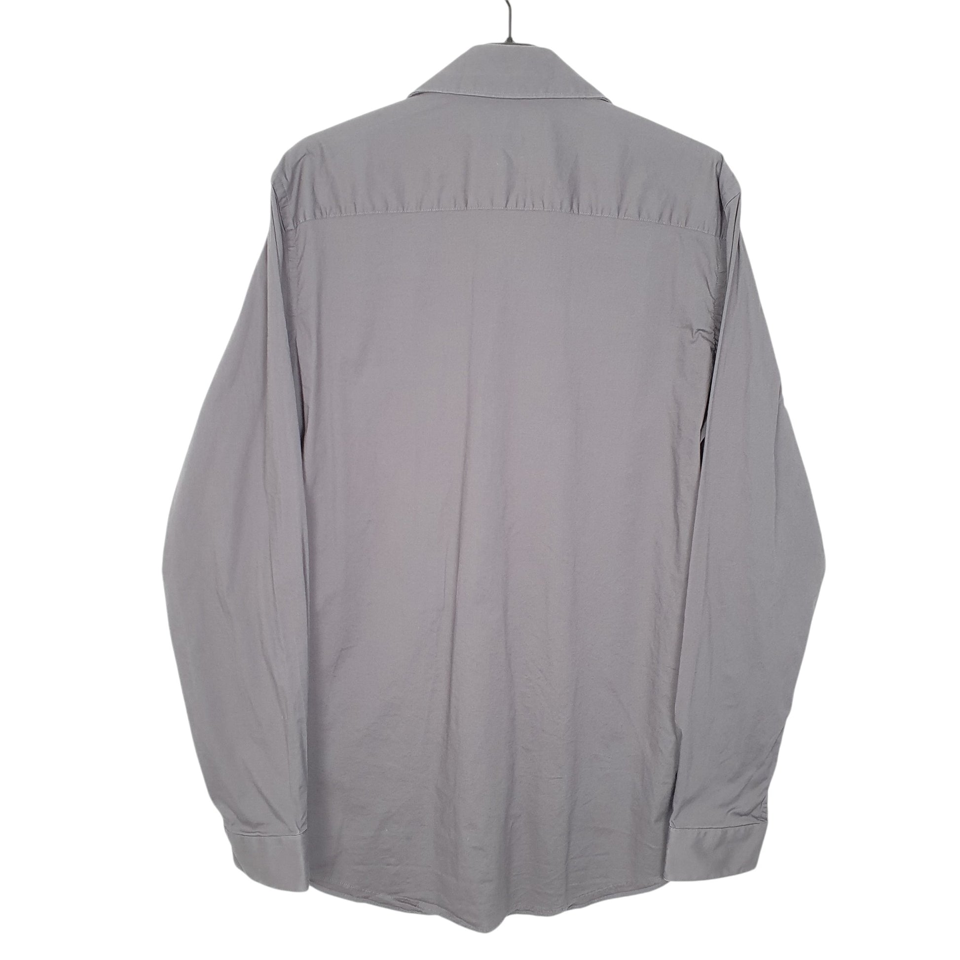 Mens Grey APT.9 Stretch Long Sleeve Shirt