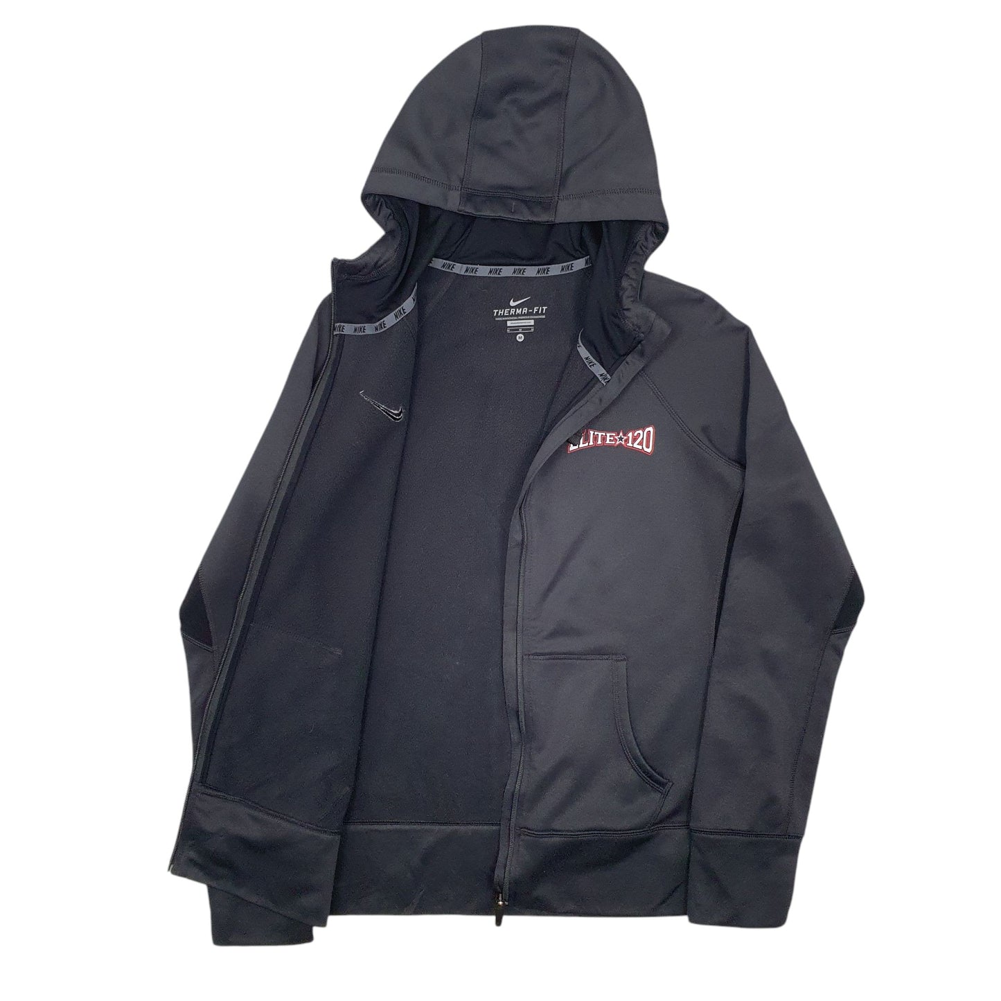 Mens Grey Nike Therma-Fit Full Zip Jumper