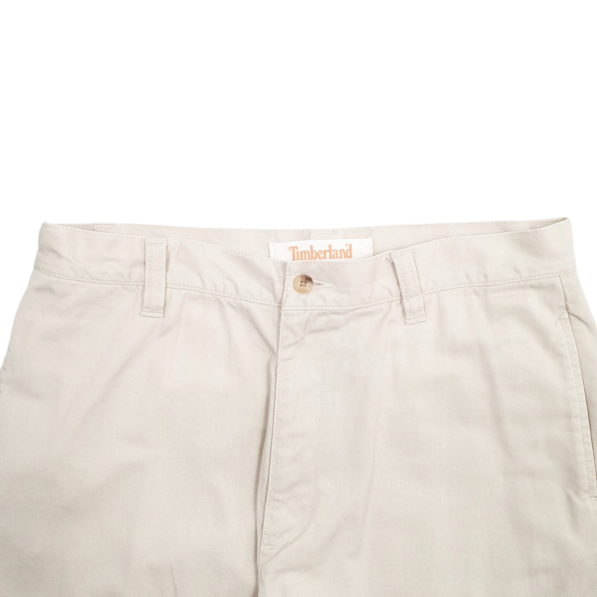 Mens Cream Timberland Stratham Twill Chino Trousers