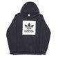 Mens Black Adidas Spellout Hoodie Jumper