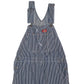 Mens Navy Dickies Overalls Bib Hickory Railroad Striped Dungaree Trousers